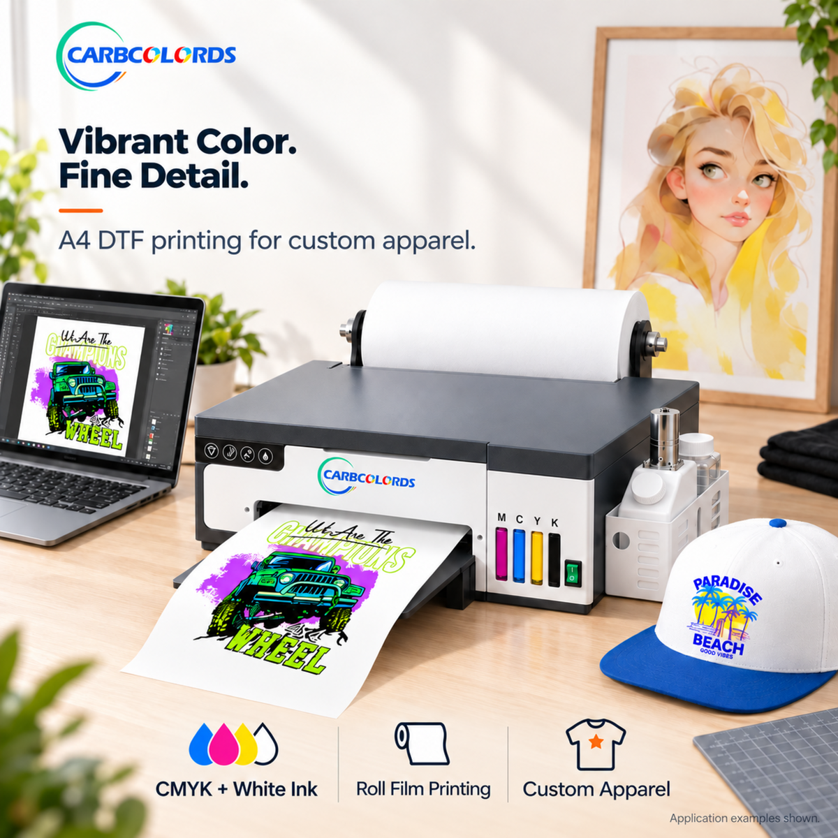 A4 DTF Printer with Oven – XP600 8.3in Complete DTF Bundle