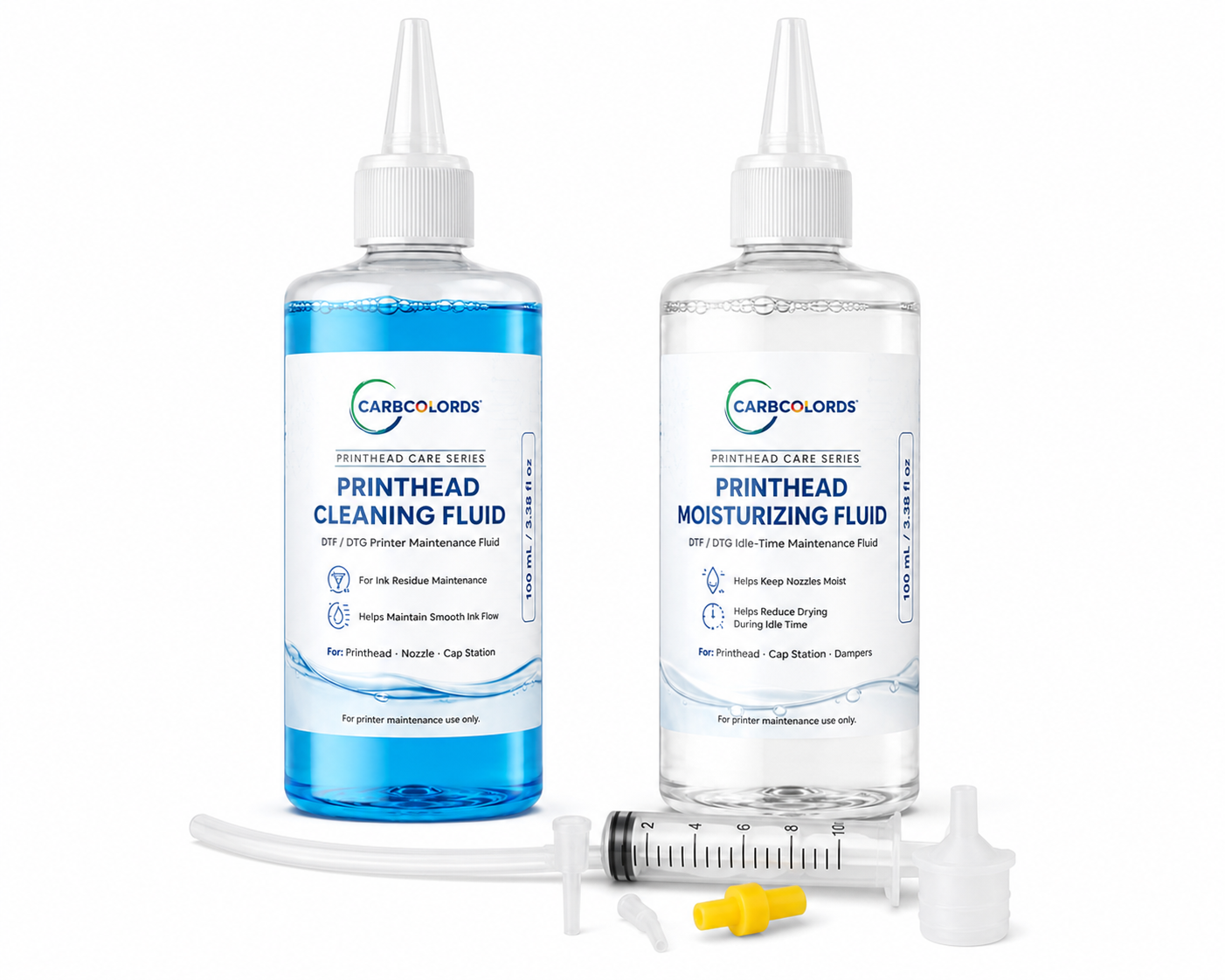 DTF Printhead Cleaning & Moisturizing Fluid Kit