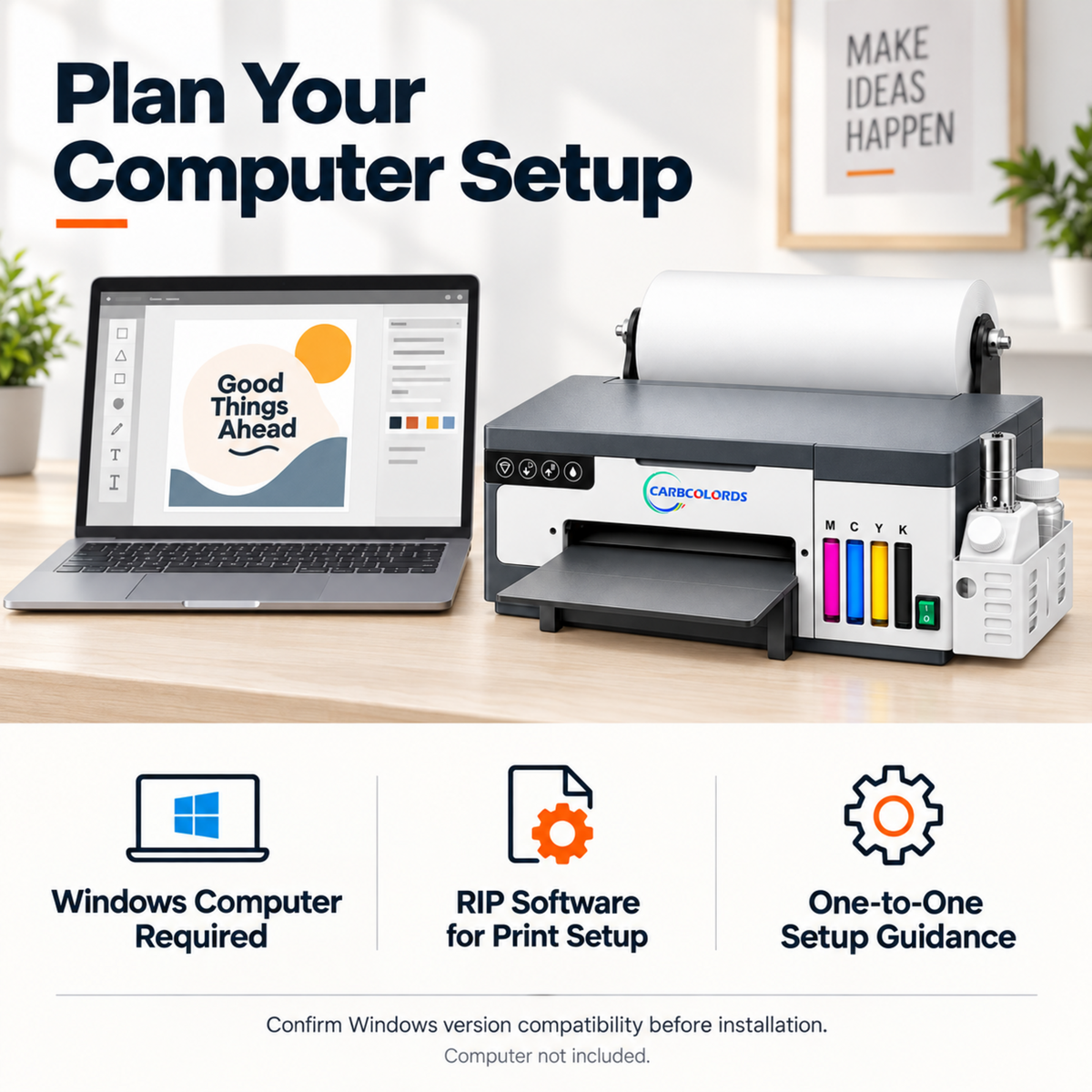 A4 DTF Printer with Oven – XP600 8.3in Complete DTF Bundle