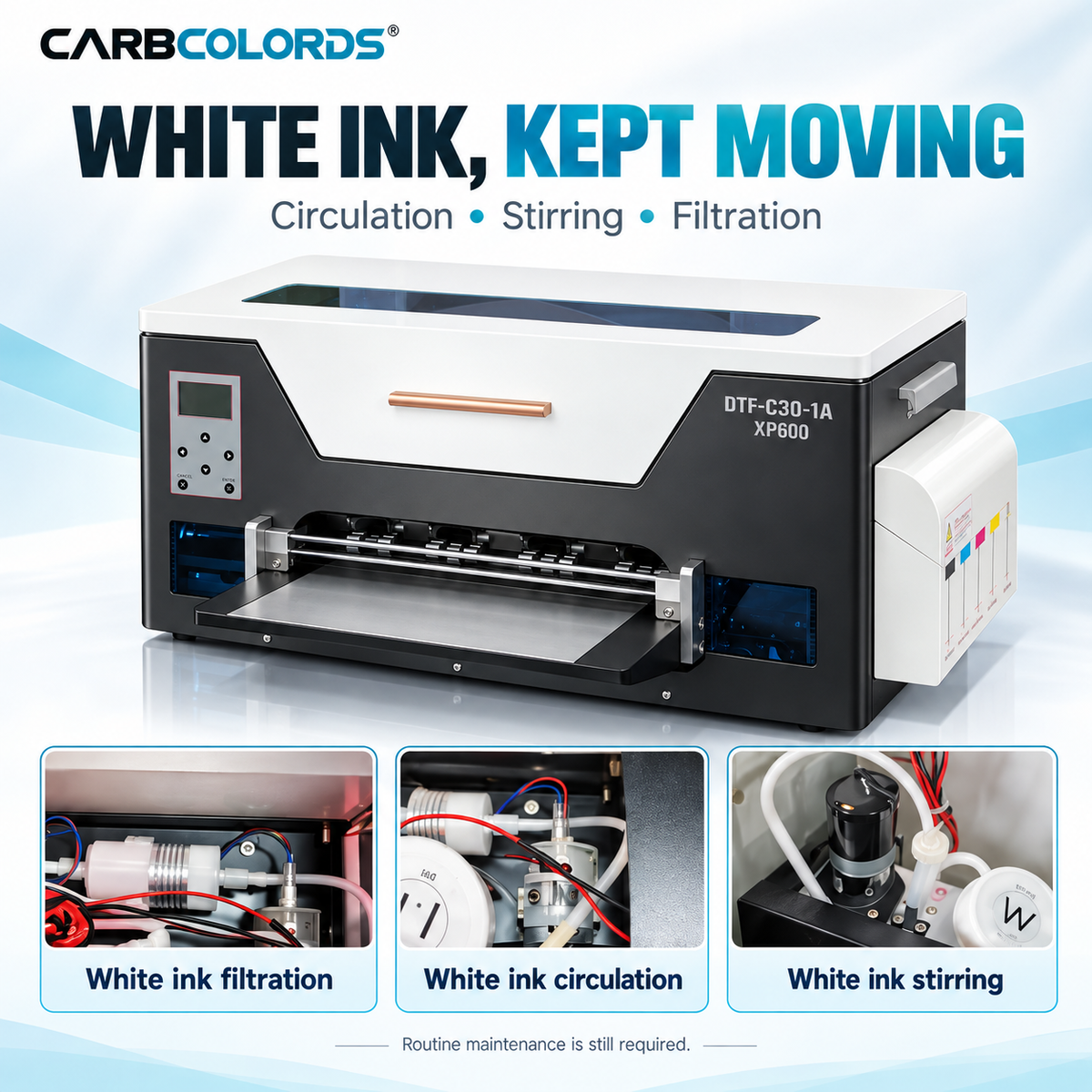 A3-600 13" DTF Printer with XP600 Printhead