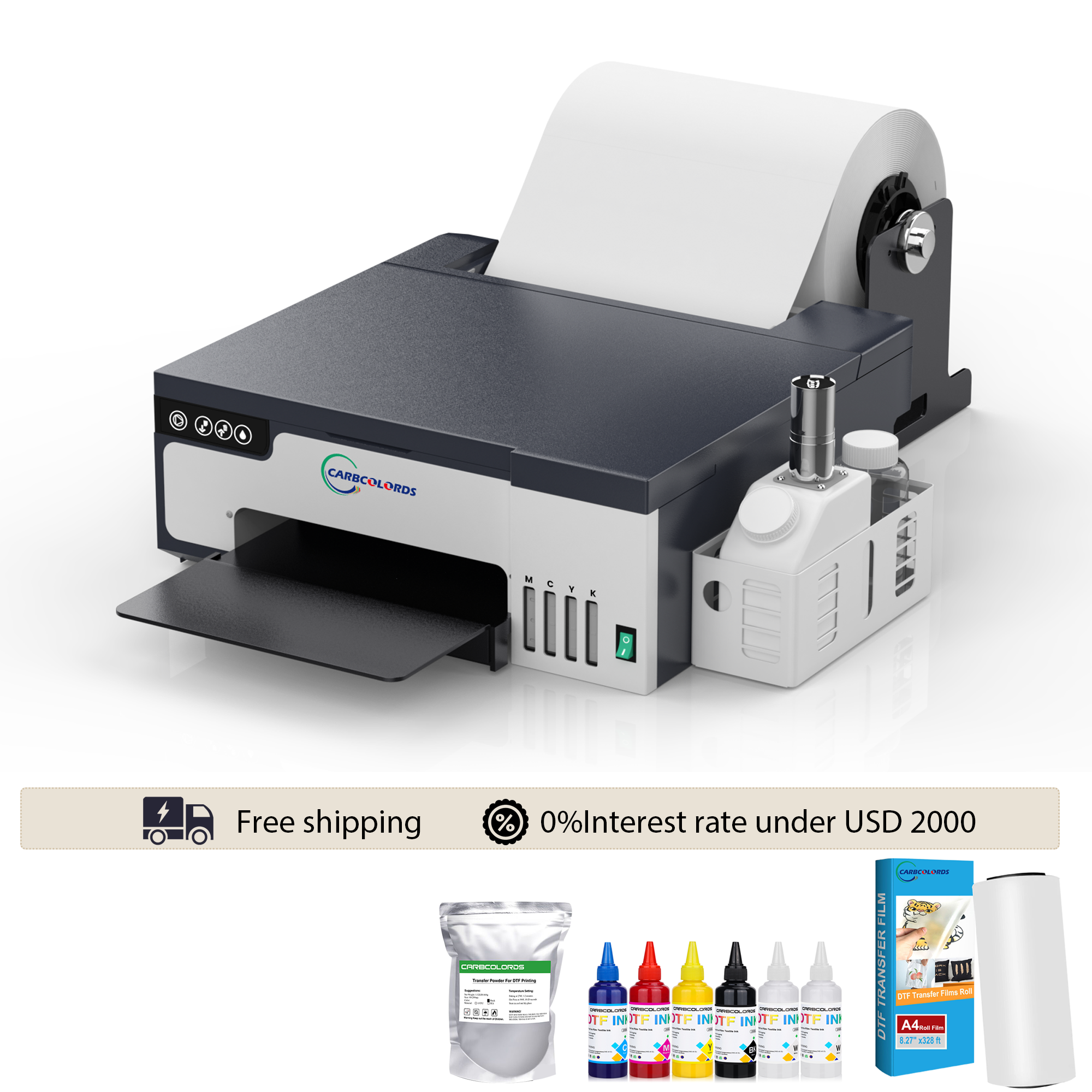 Carbcolords 13" DTF Printers A3+ XP600