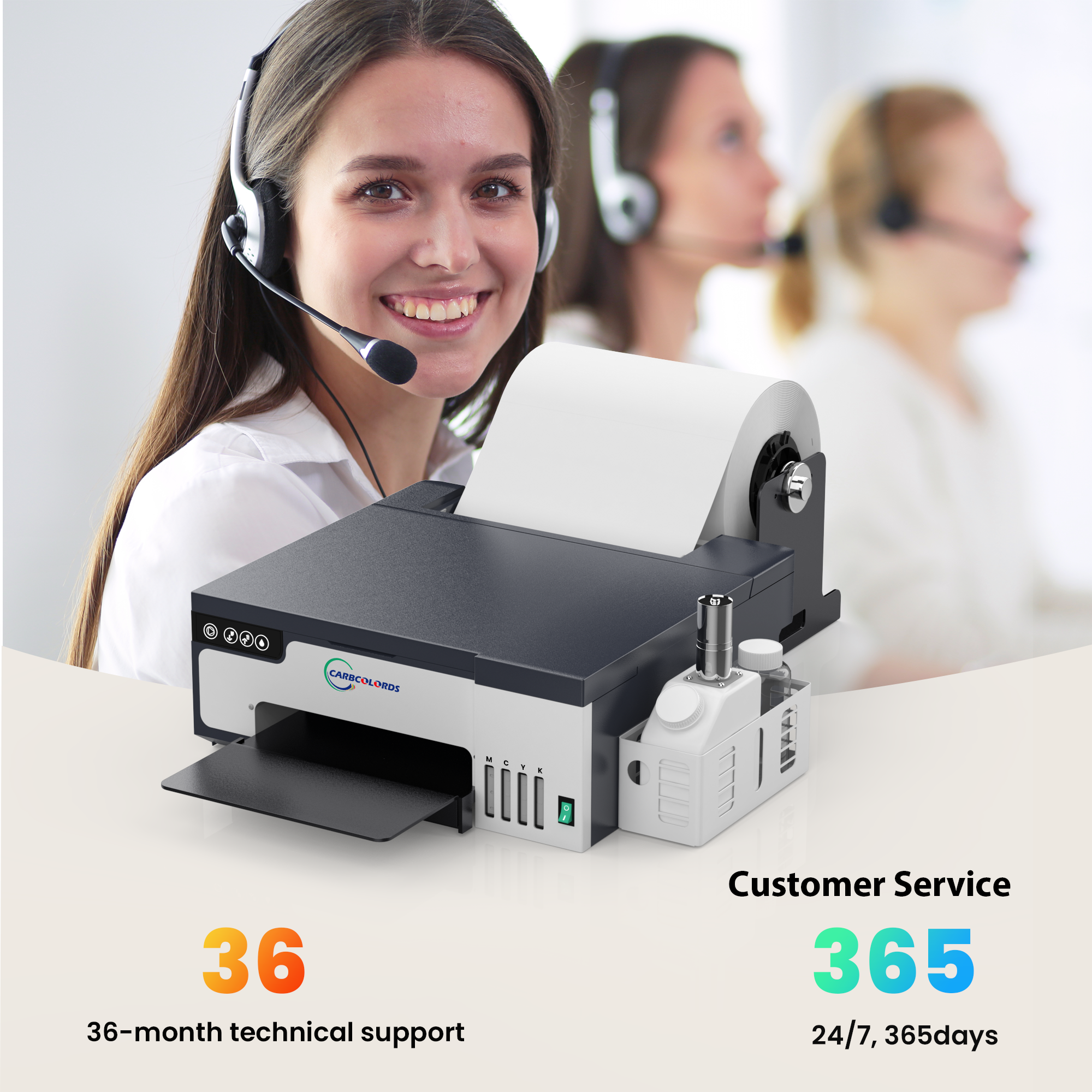 Carbcolords 13" DTF Printers XP600