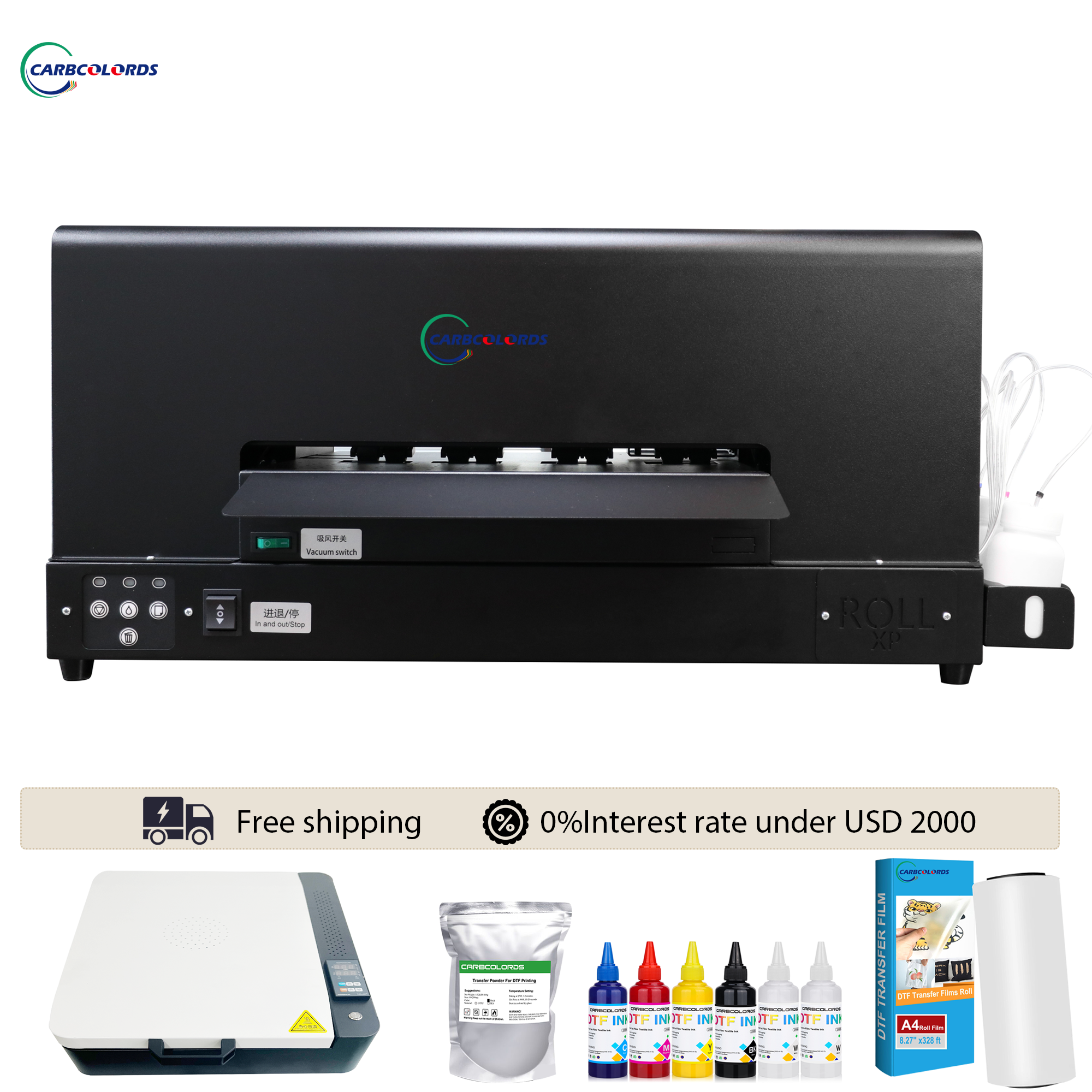 Carbcolords A3 DTF Printer with Roll Feeder XP600