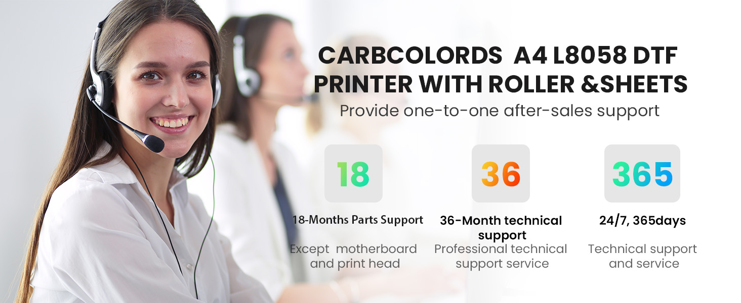 Carbcolords 13" DTF Printers A3+ XP600
