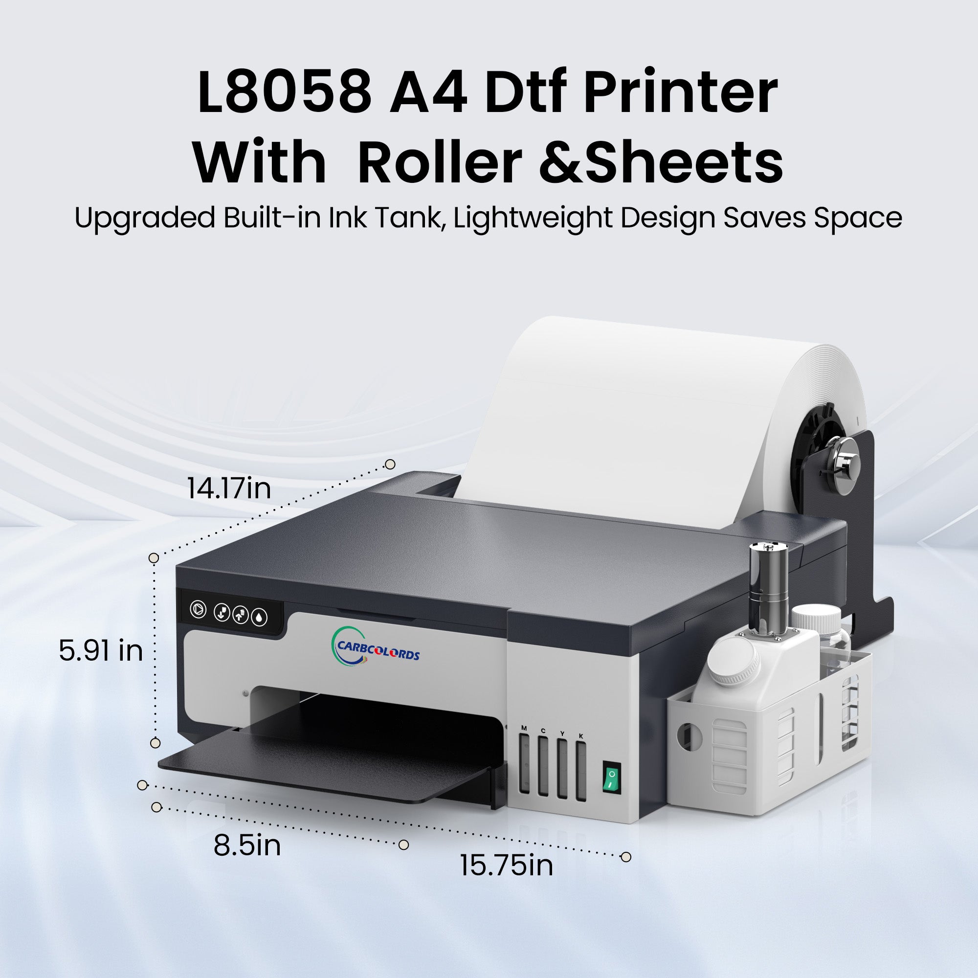 Carbcolords DTF Printer for Small Business 8.3"