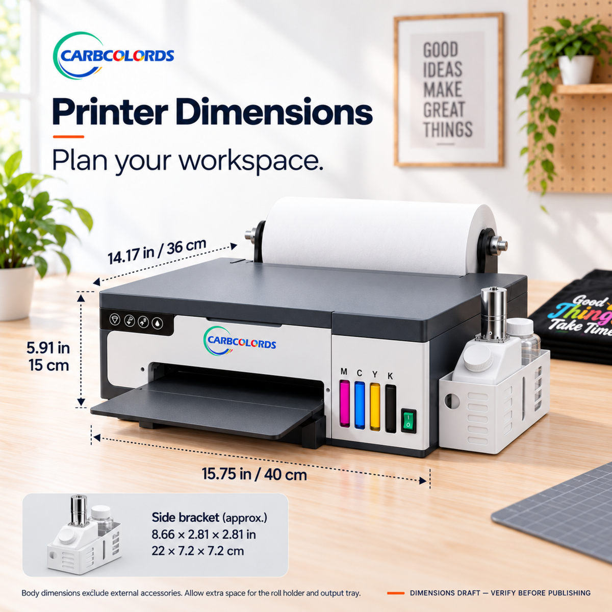 A4 DTF Printer with Oven – XP600 8.3in Complete DTF Bundle