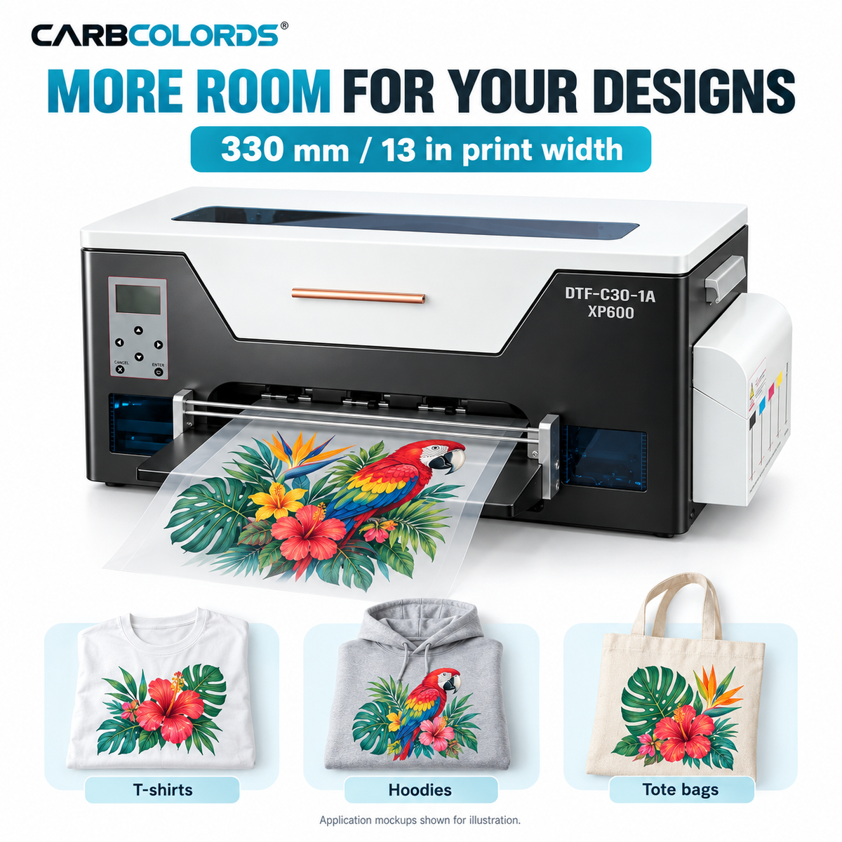 A3-600 13" DTF Printer with XP600 Printhead