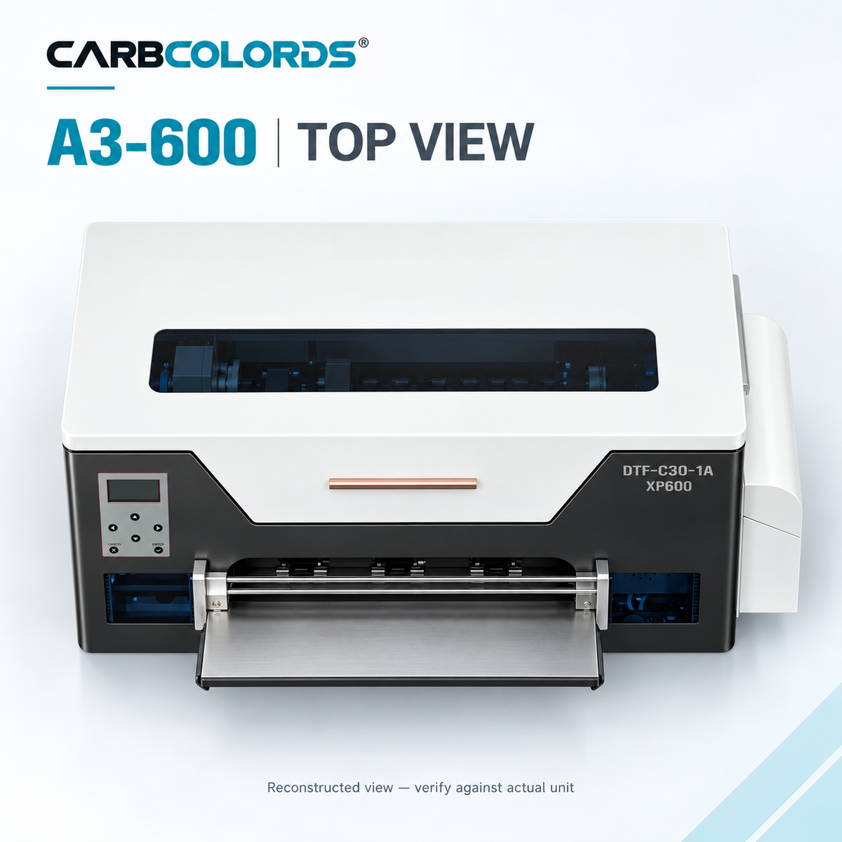 A3-600 13" DTF Printer with XP600 Printhead