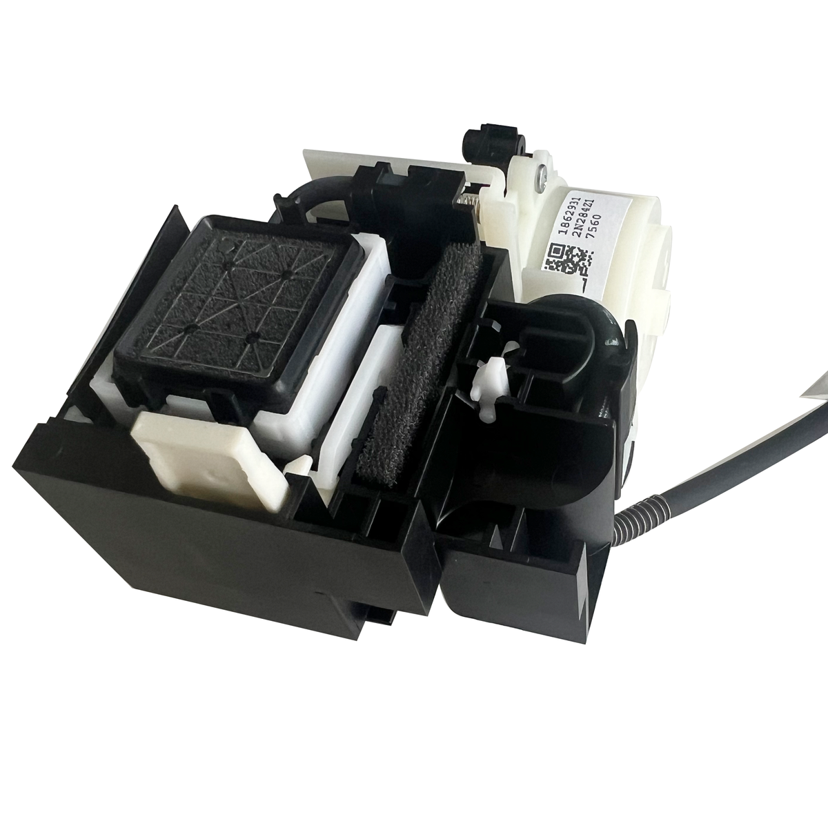 DTF printer waste ink pump and capping station assembly